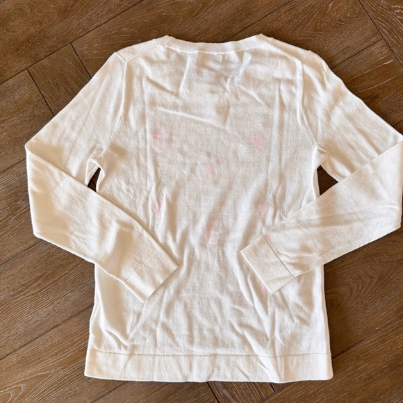 J. Crew Kids White Tee with Flamingo and Pineapple Embroidery - Picture 10 of 11